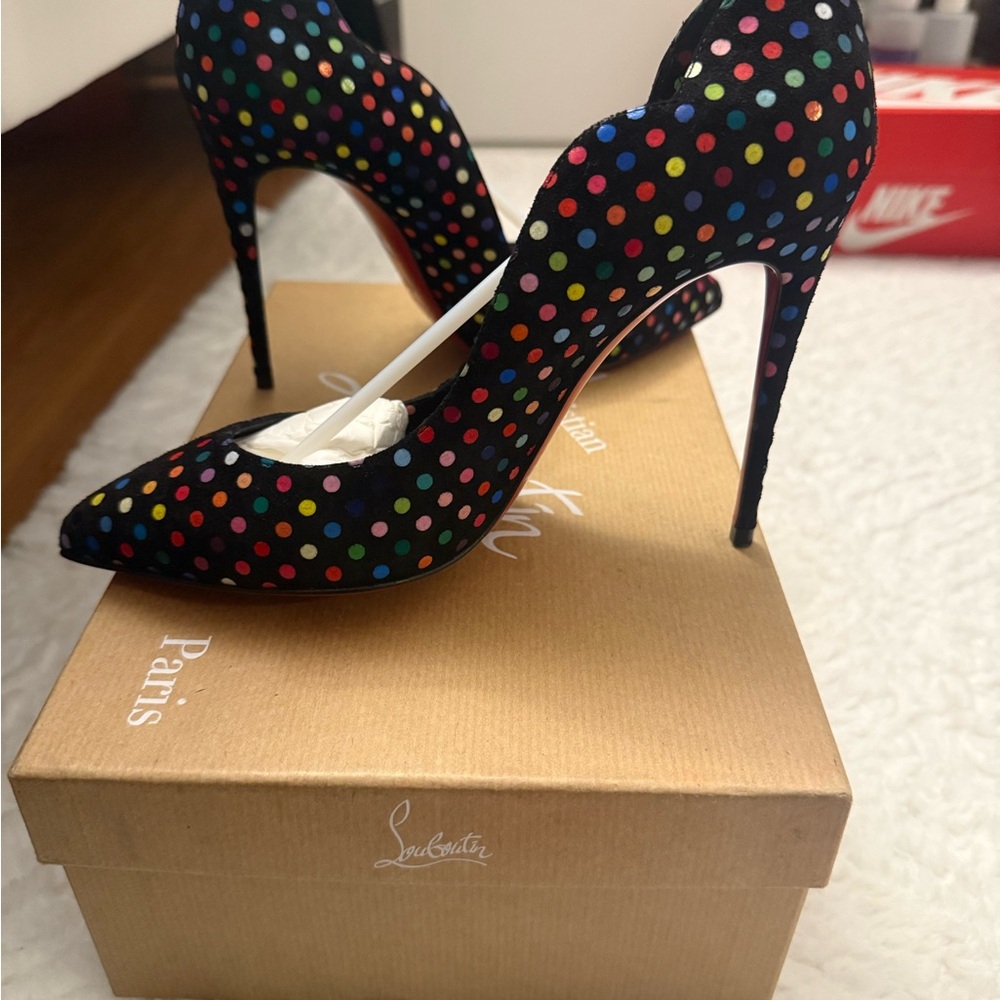 Christian Louboutin Polka Dot Heels New